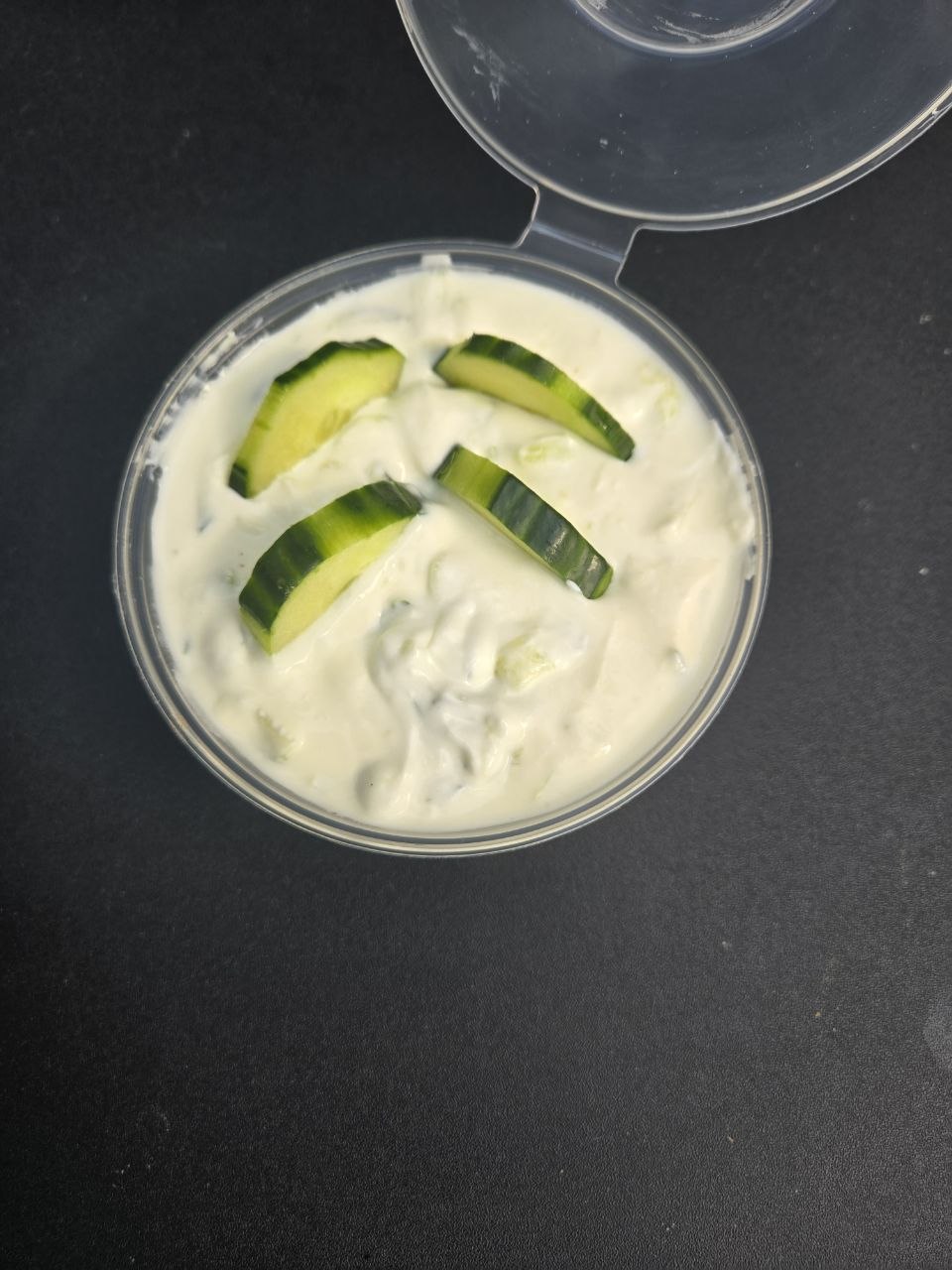 Homemade tzatziki with authentic Greek yogurt, cucumber, garlic and extra virgin olive oil - Cristinas Greek Souvlaki Daventry